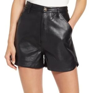 Black Lita Faux Leather Shorts | Poshmark